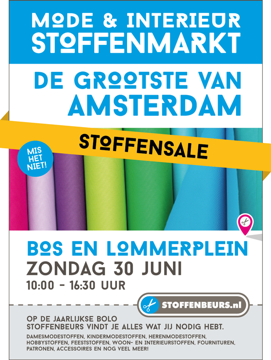 stoffenmarkt Bos en Lommerplein Amsterdam stoffenmarkt Bos en Lommerplein Amsterdam