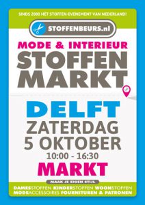 stoffenmarkt Delft Markt 5 oktober