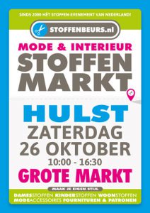 stoffenmarkt Hulst Grote Markt 26 oktober