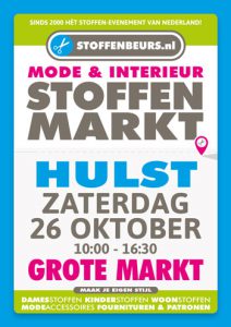 stoffenmarkt Hulst Grote Markt 26 oktober