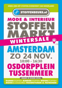 stoffenmarkt Amsterdam 24 november