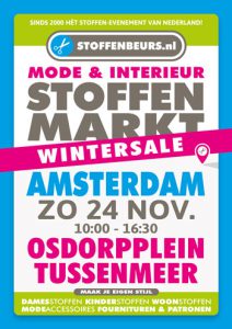 stoffenmarkt Amsterdam 24 november