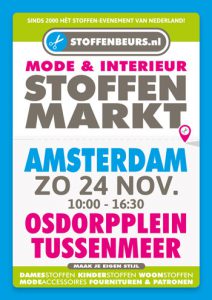 stoffenmarkt Amsterdam 24 november
