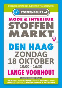 Stoffenmarkt Lange Voorhoud Den Haag 18 oktober 2020