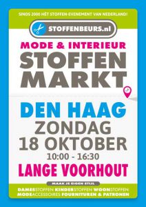 Stoffenmarkt Lange Voorhoud Den Haag 18 oktober 2020
